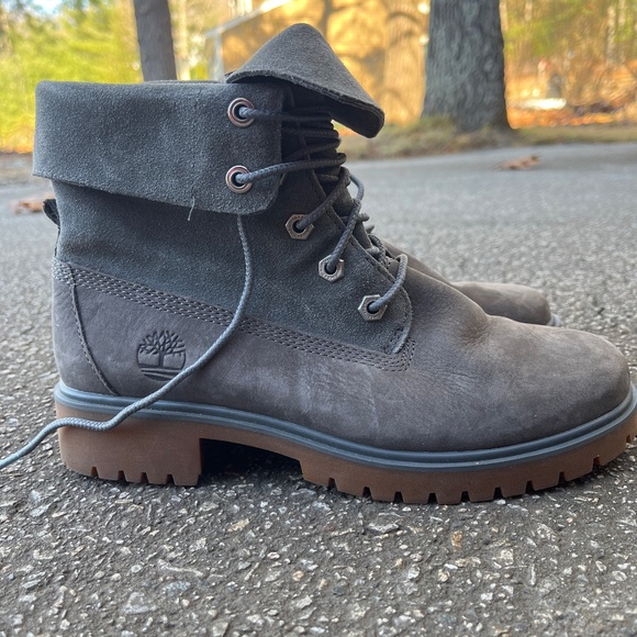 Timberland Women’s Boots Gray Size 6 - Picture 1 of 4